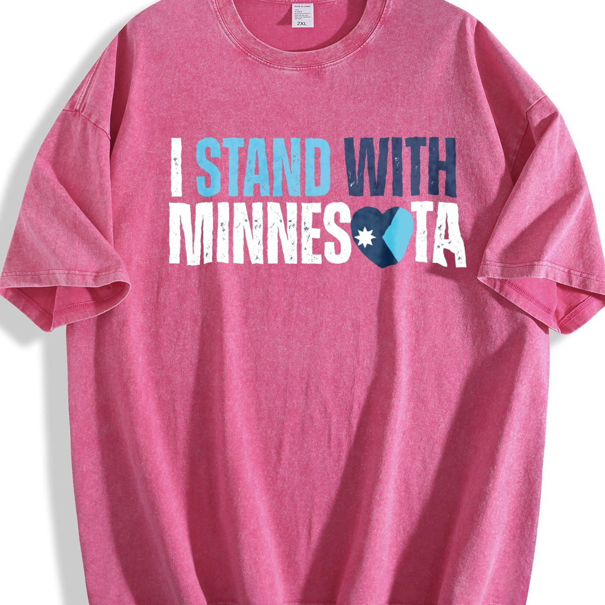 I Stand With Minnesota Vintage Washed T-Shirt product image 7
