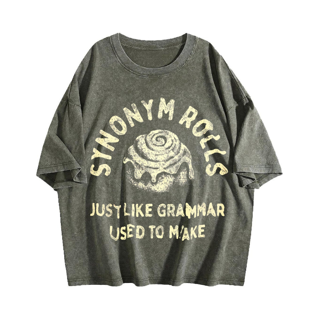 Funny For Food Joke Guys With Sayings Vintage Washed T-Shirt product image 4