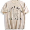 Smoke Meat Not Meth Funny Barbeque Cooking Grilling Vintage product image 1