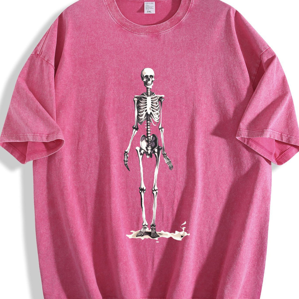 Skeleton 90s Vintage Washed T-Shirt product image 7