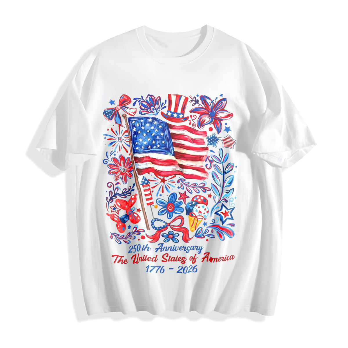 USA 250th Anniversary 4th Of July Back Independence Day Gif product image 2