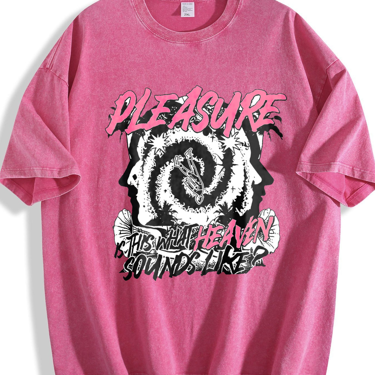 Members Only Pleasure Heaven Slogan Vintage Washed T-Shirt product image 7