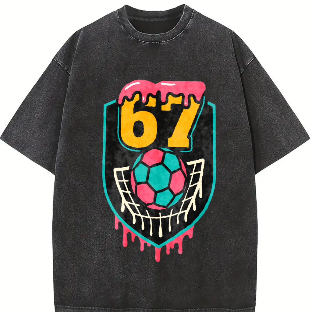 Global Soccer Fan Vintage Washed T-Shirt product image 2