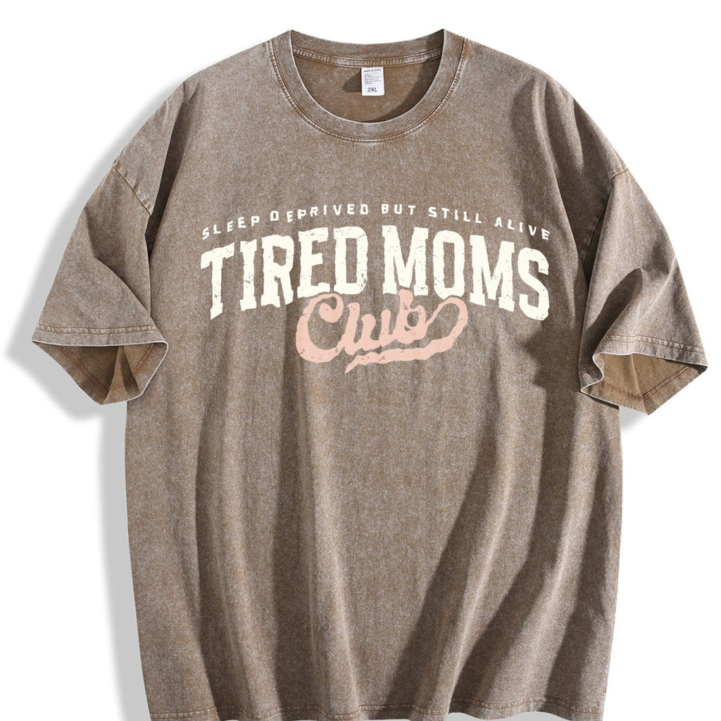 Tired Moms Club Vintage Washed T-Shirt product image 3