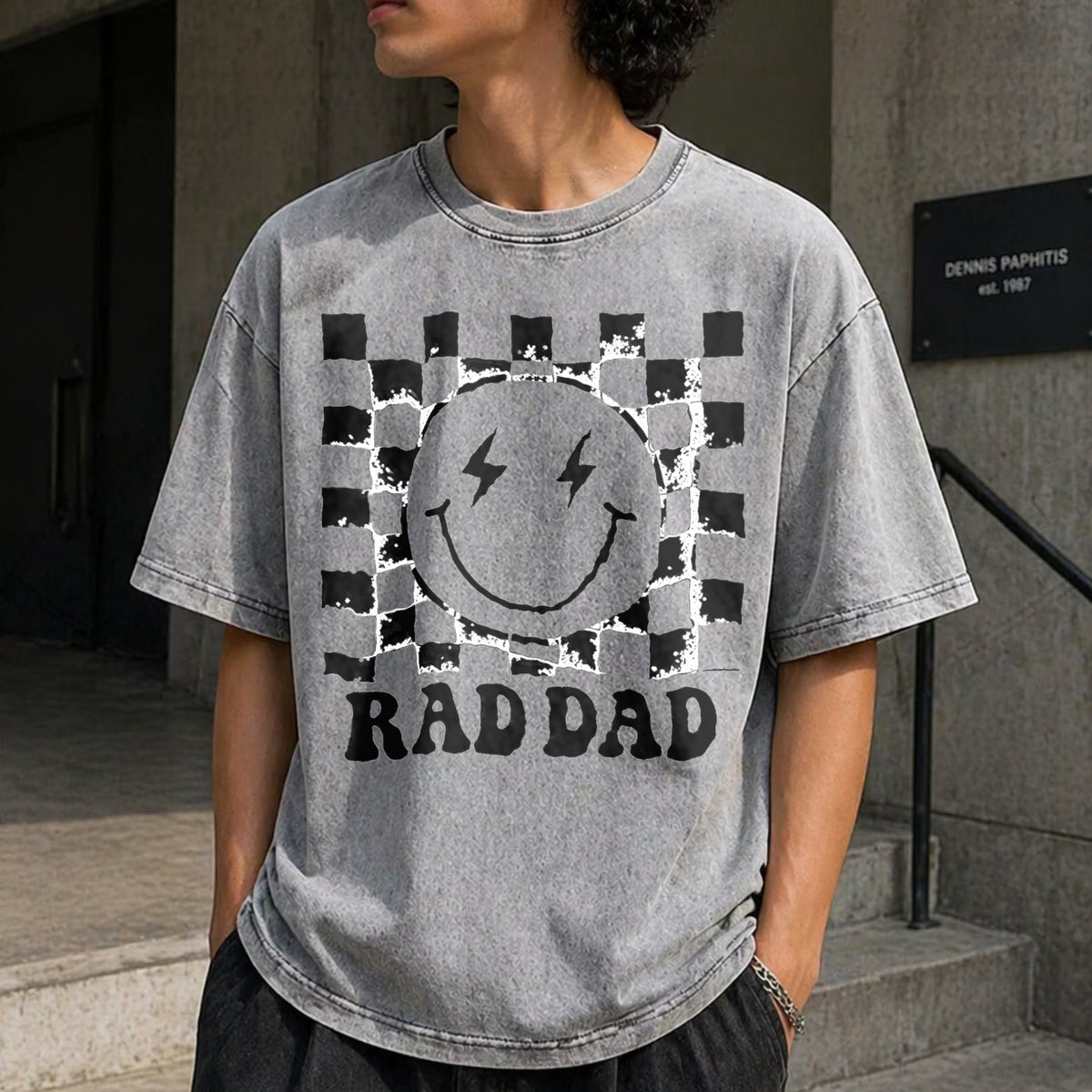 Rad Like Dad Father's Day Matching From Vintage Washed product image 5