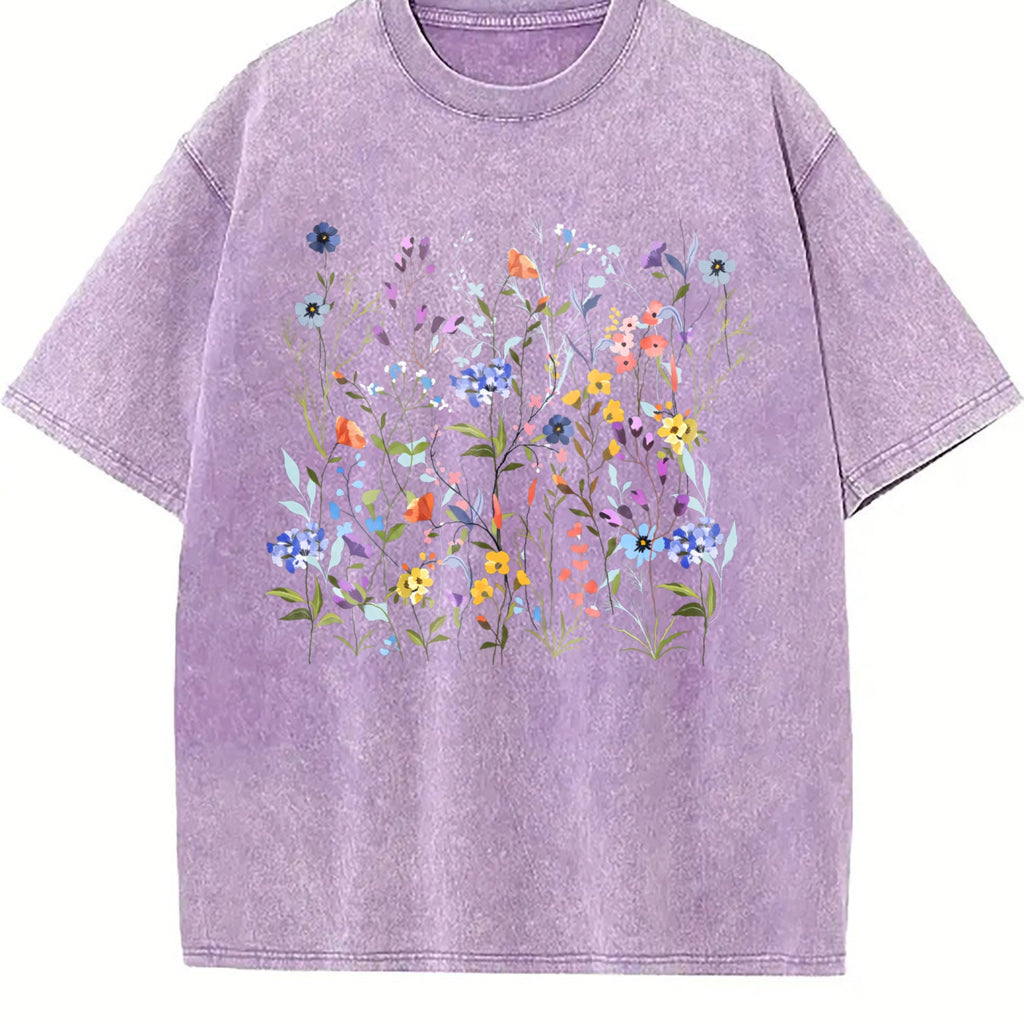 Pressed Flowers Vintage Washed T-Shirt product image 6