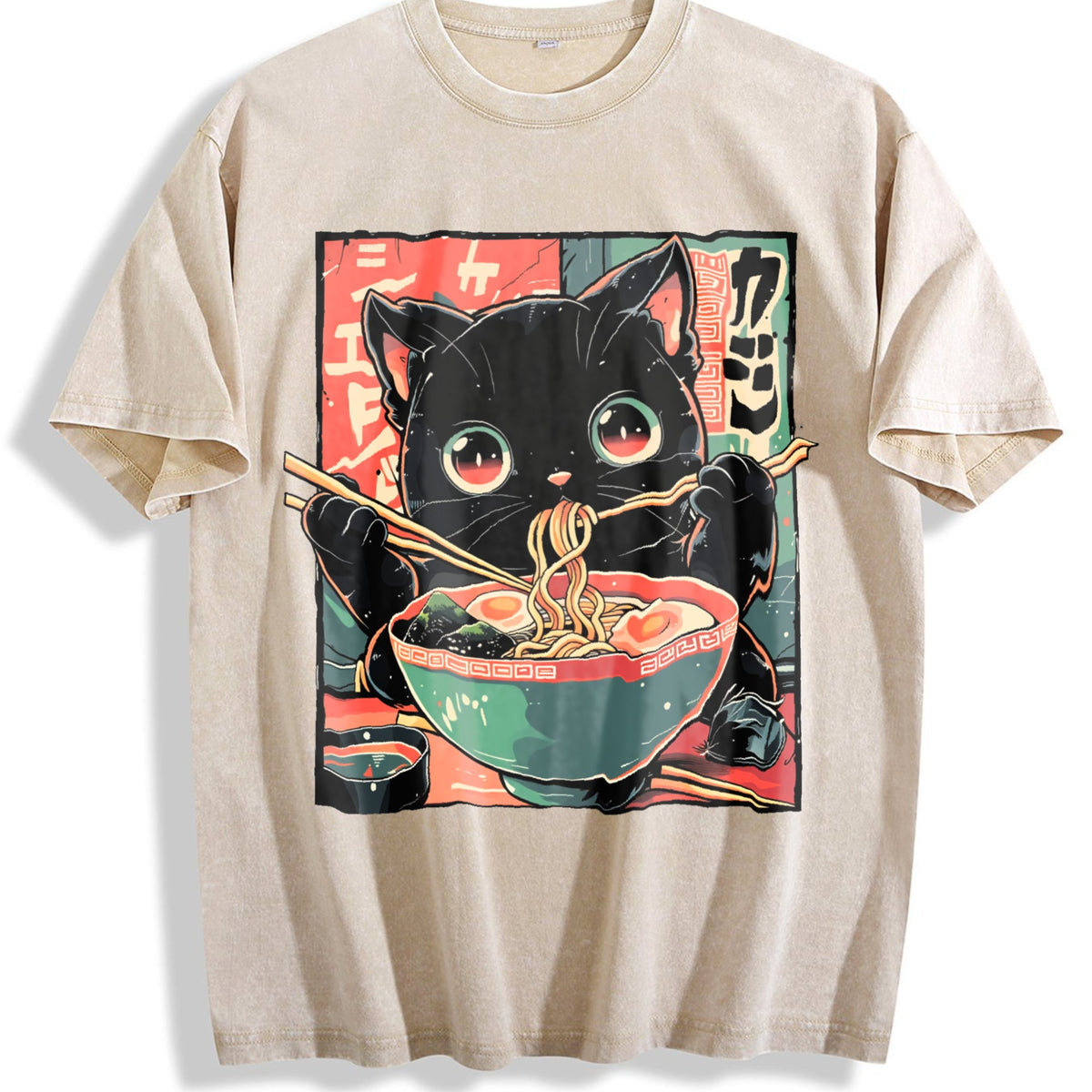 Anime Cat Lover Hobby-core Hand-drawn Ink -revival Vintage product image 1