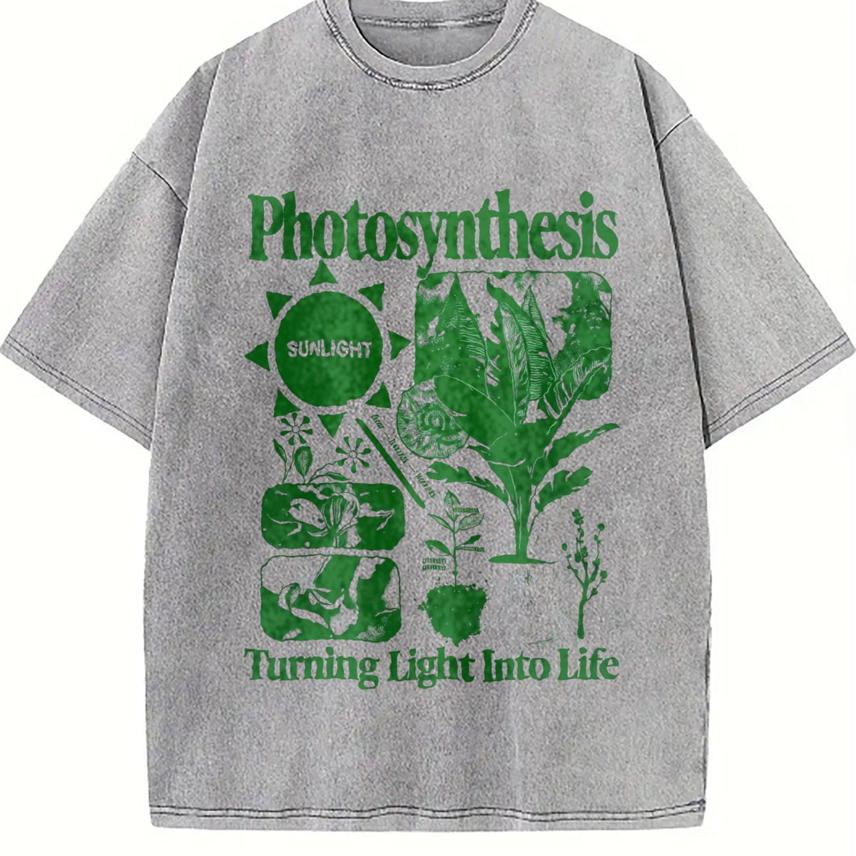 Photosynthesis Vintage Washed T-Shirt product image 5