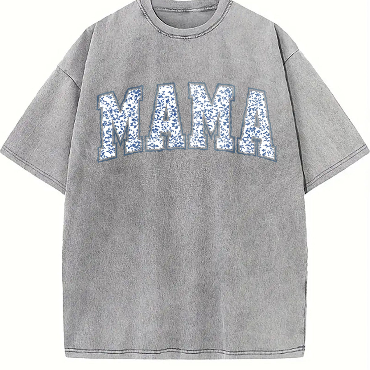 Mama With Toile Floral Vintage Washed T-Shirt product image 5