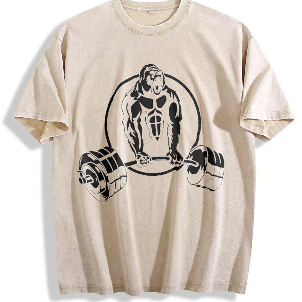 Gym Motivation Vintage Washed T-Shirt product image 1