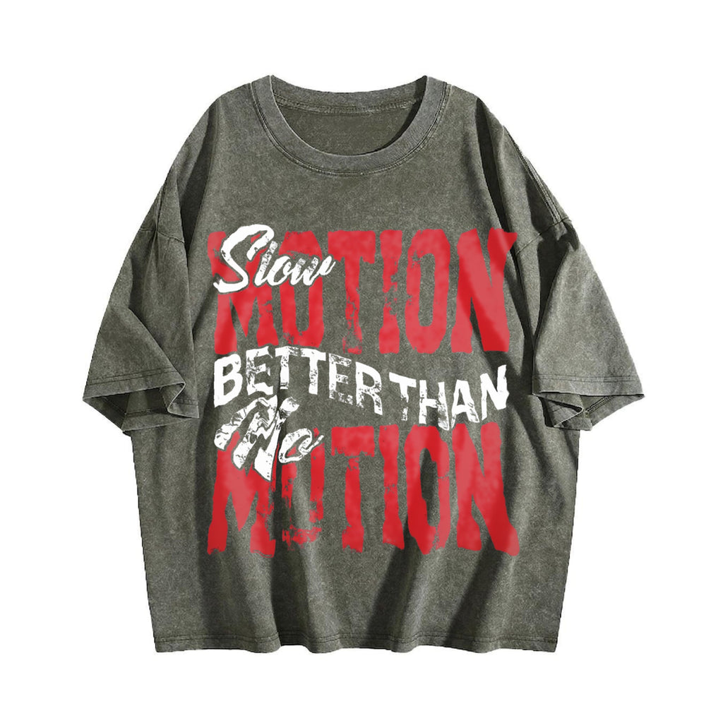 Motivational Quote And Shorts Set Vintage Washed T-Shirt product image 4