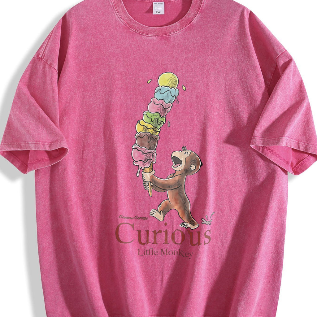 Curious George Little Monkey Vintage Washed T-Shirt product image 7