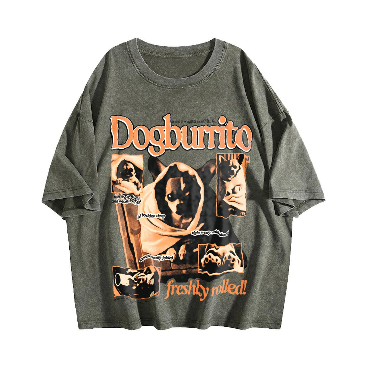 Funny Dog Meme Vintage Washed T-Shirt product image 4