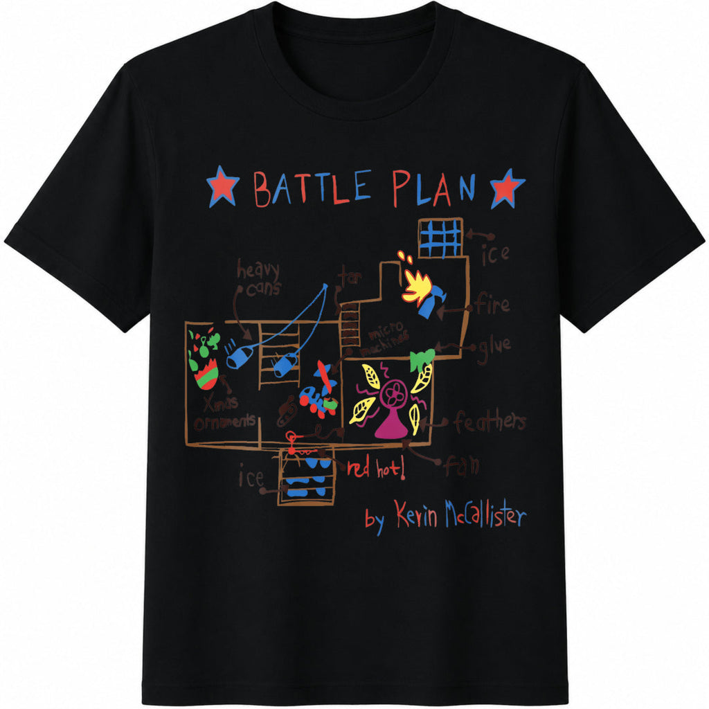 Battle Plan Christmas Movie Funny Cotton T-Shirt product image 1