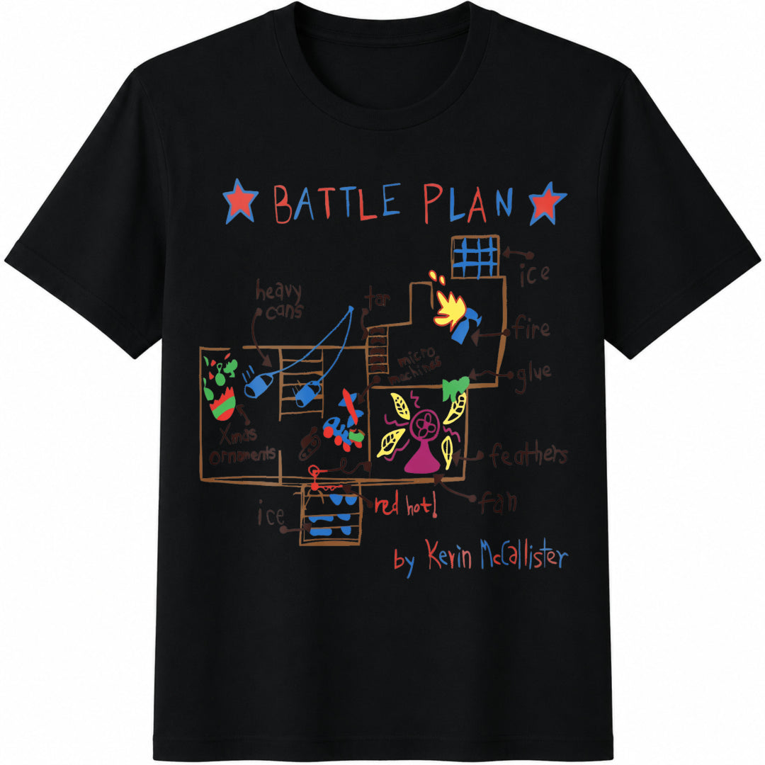 Battle Plan Christmas Movie Funny Cotton T-Shirt product image 1