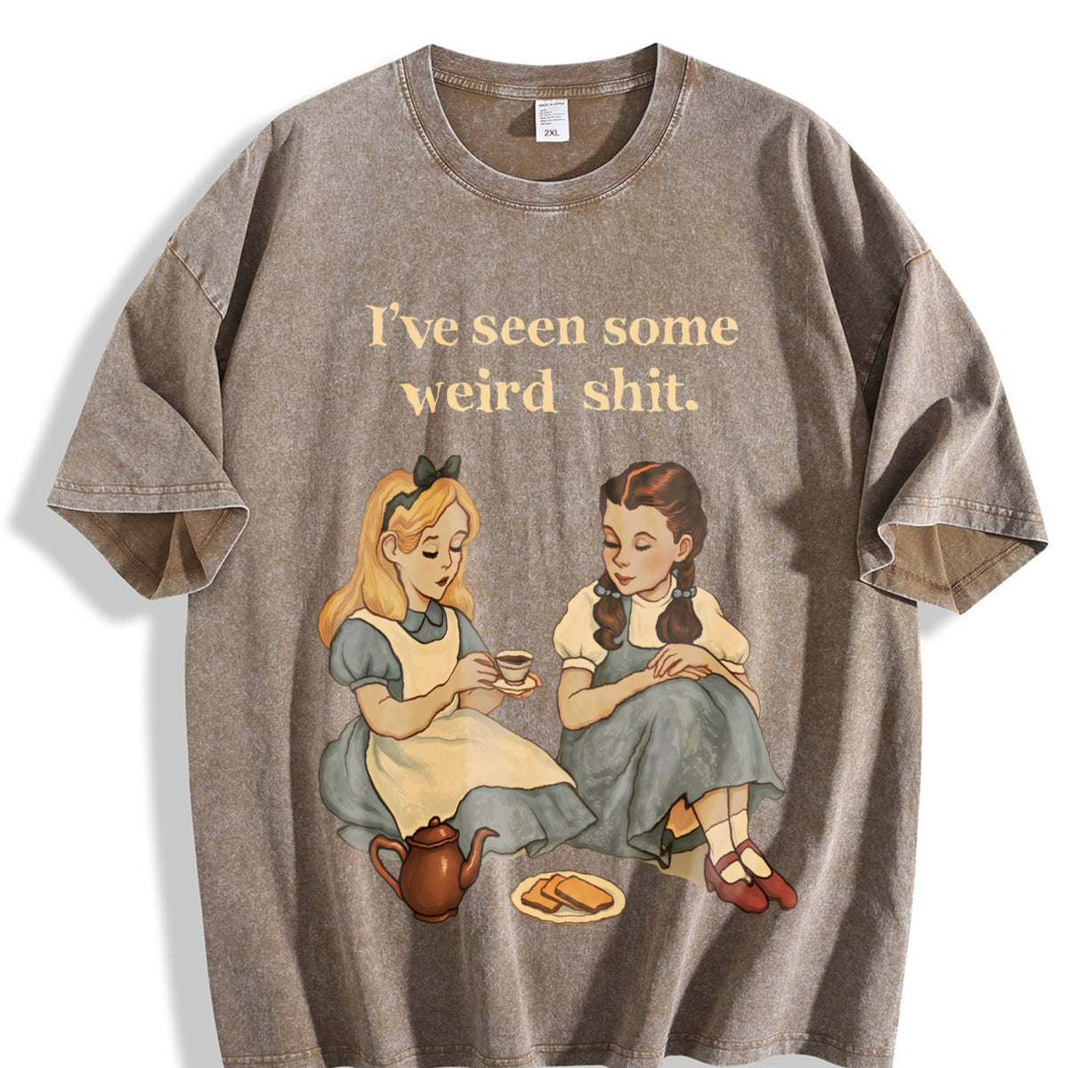 Sarcastic Humor Vintage Washed T-Shirt product image 3