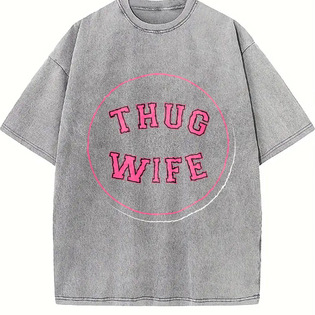 Thug Wife Vintage Washed T-Shirt product image 5