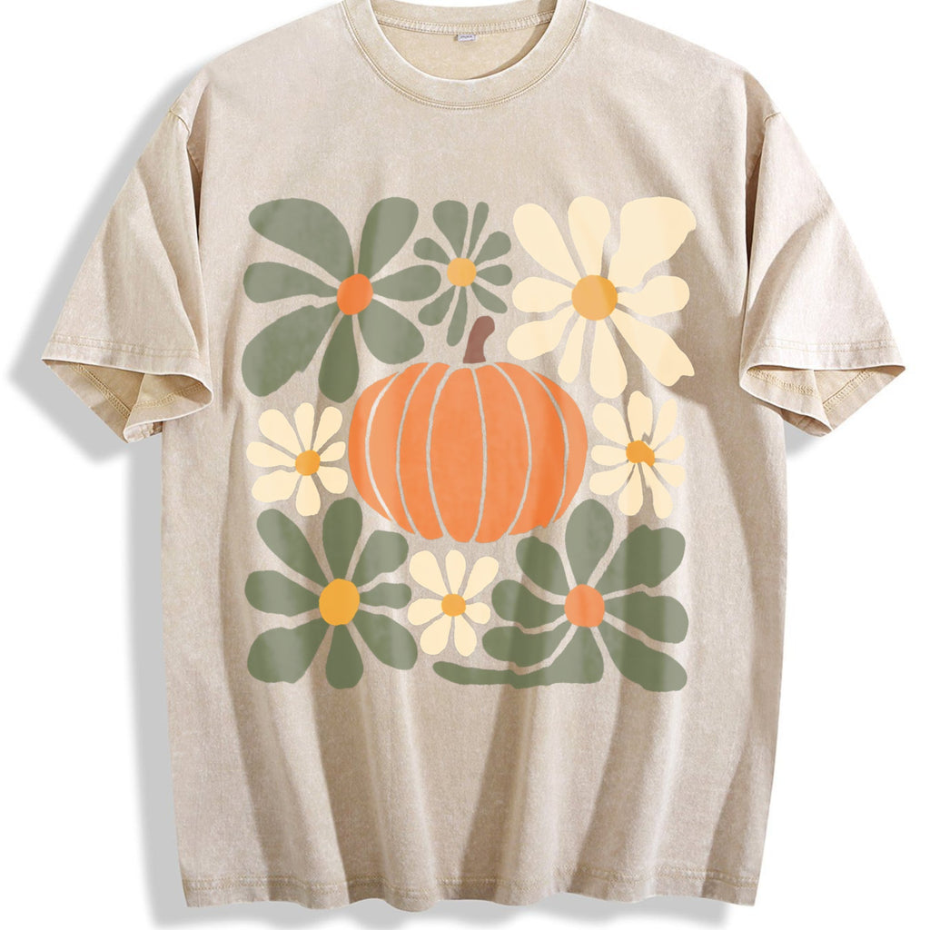 Pumpkin Vintage Washed T-Shirt product image 1