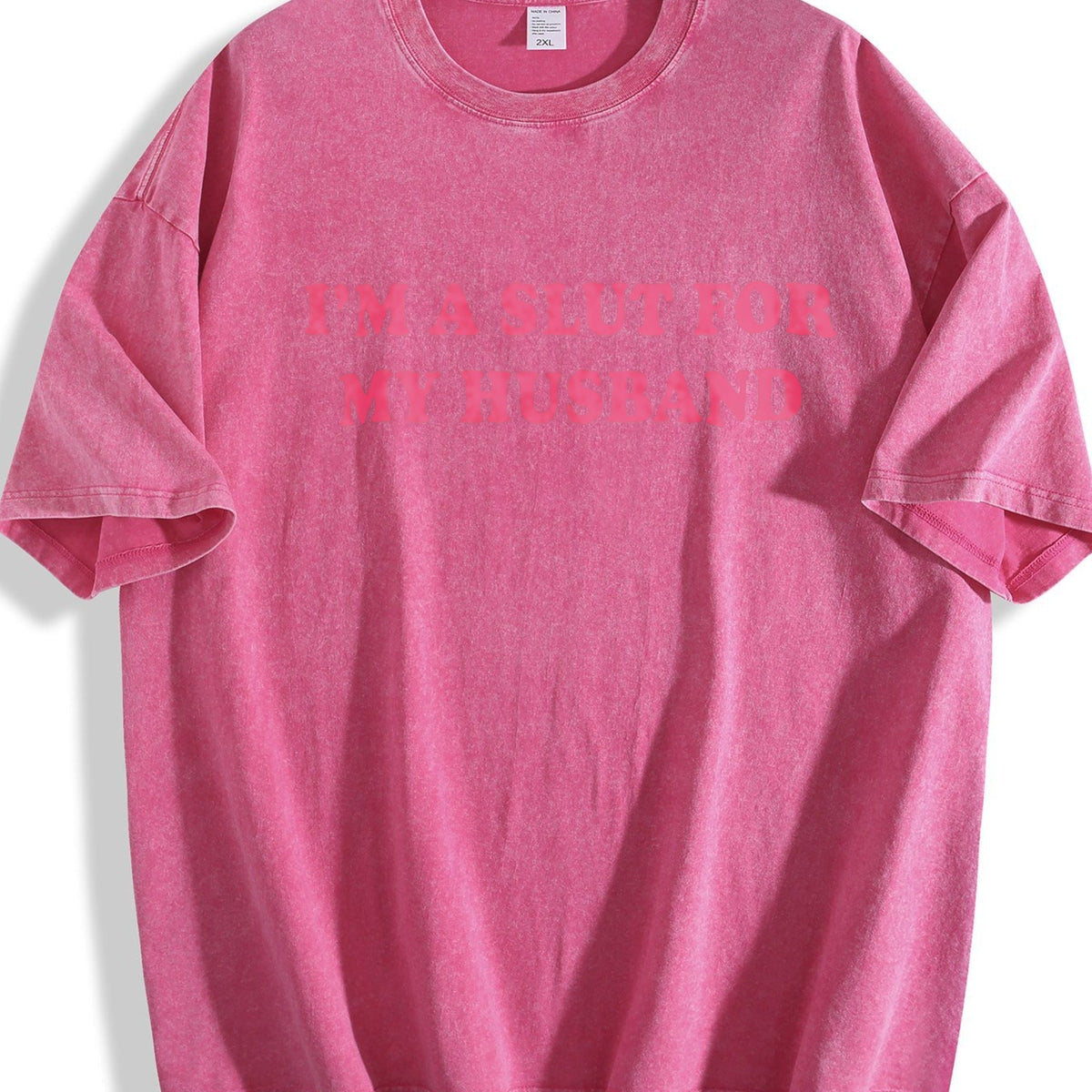 Im A Slut For My Husband Vintage Washed T-Shirt product image 7