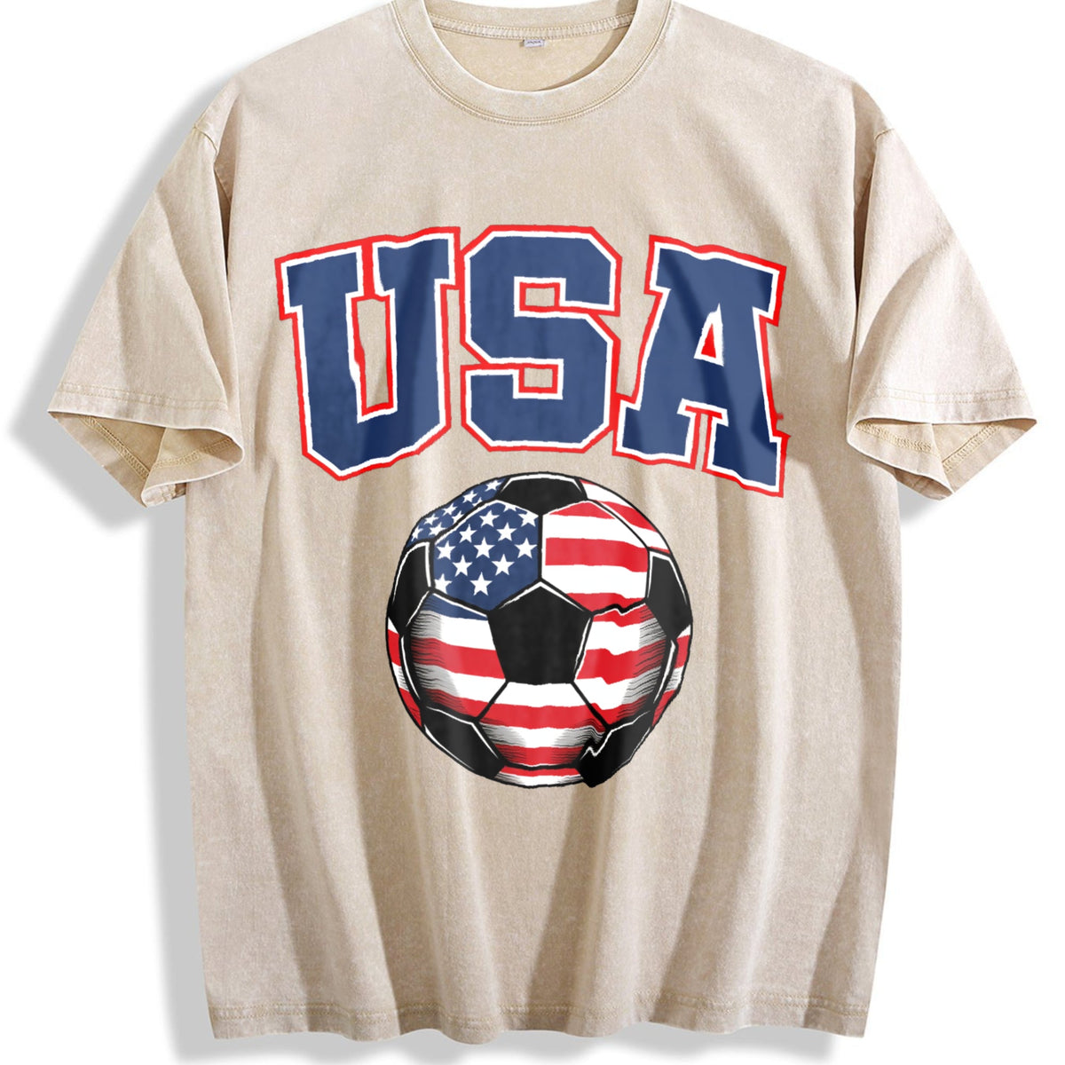 Global Soccer Fan Vintage Washed T-Shirt product image 1
