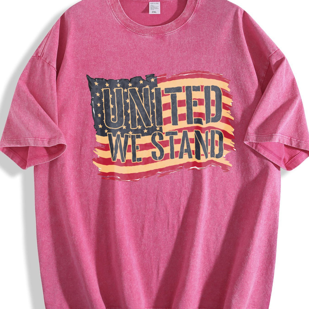 United We Stand American Flag Vintage Washed T-Shirt product image 7