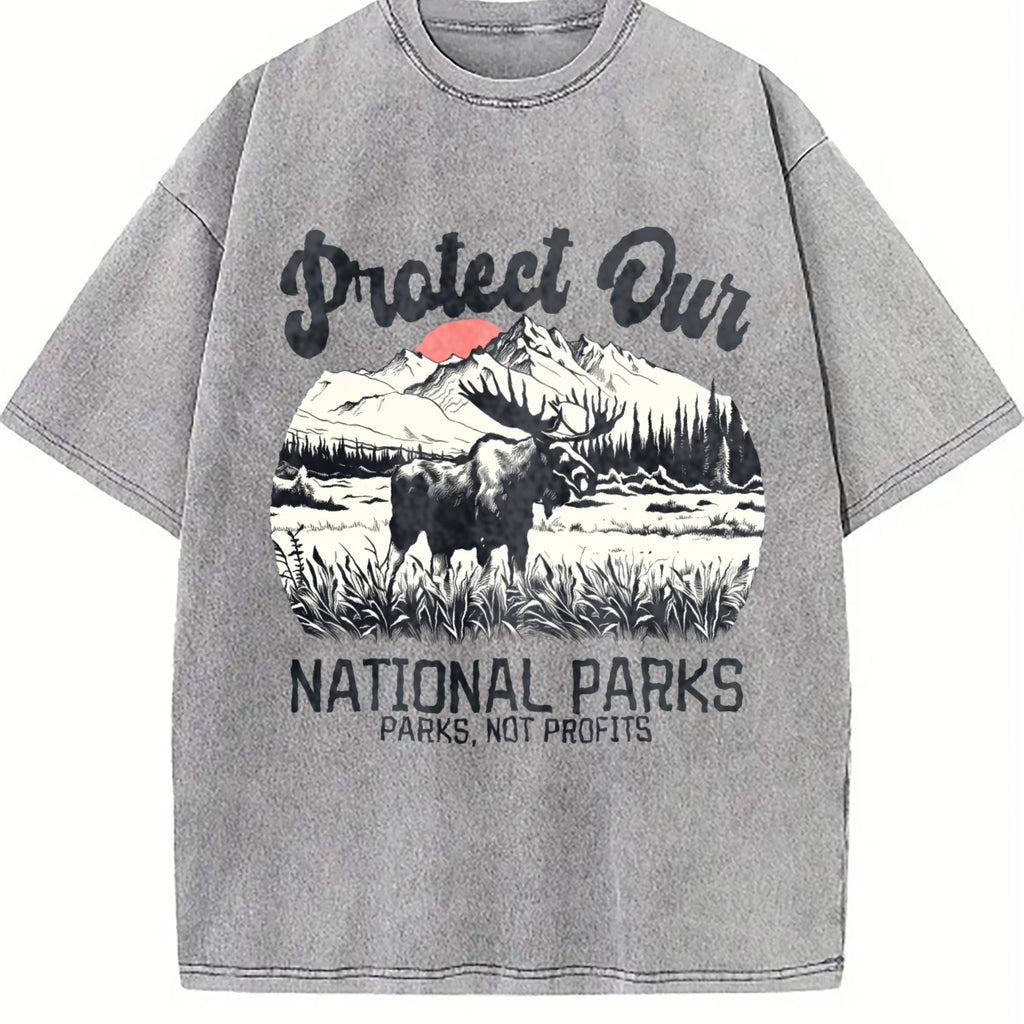 Protect Our National Parks Vintage Washed T-Shirt product image 5