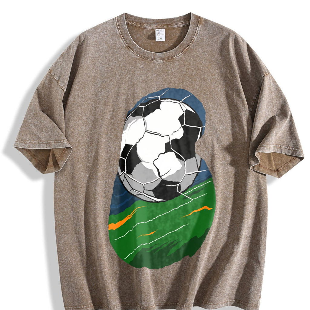 Global Soccer Fan Vintage Washed T-Shirt product image 3
