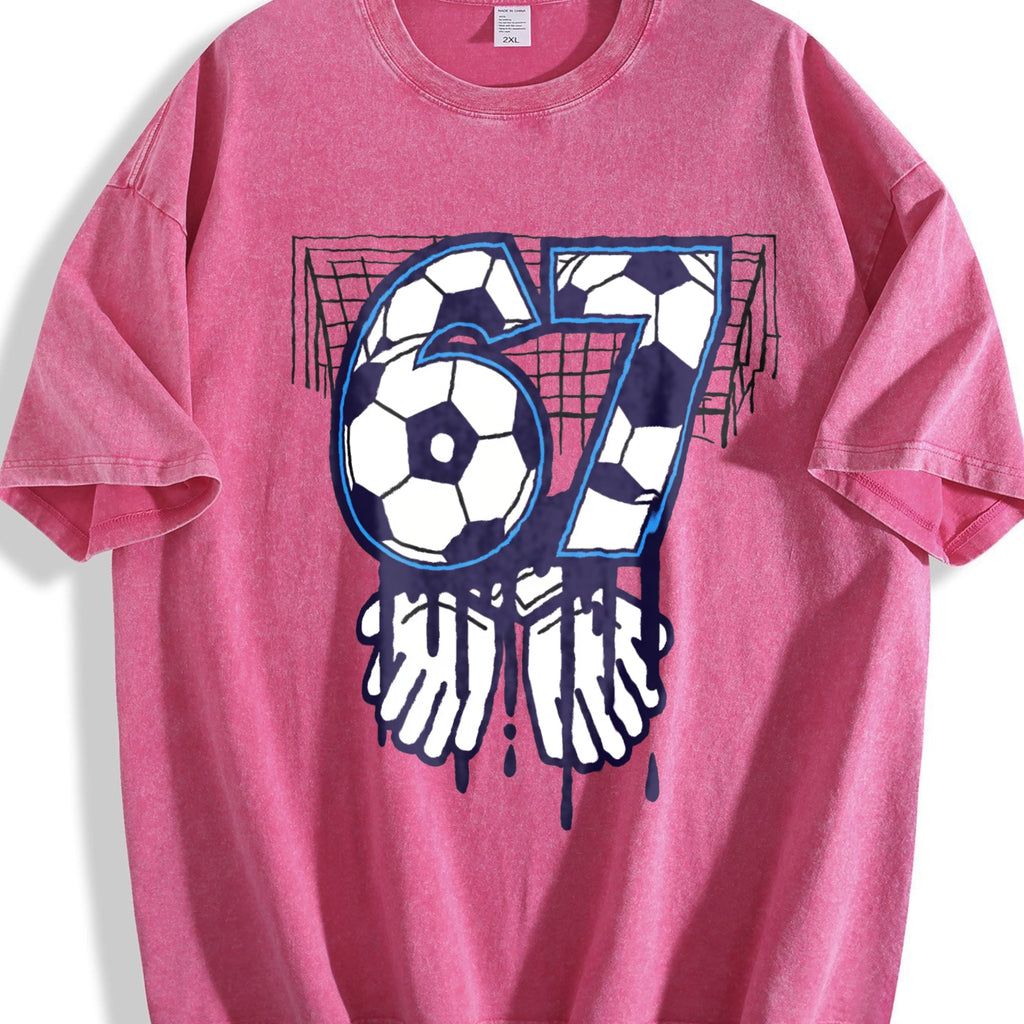 Global Soccer Fan Vintage Washed T-Shirt product image 7