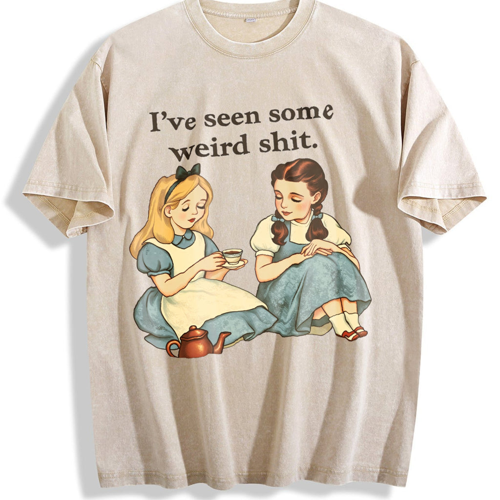 Weird Stuff - Girls - Sarcastic Vintage Washed T-Shirt product image 1