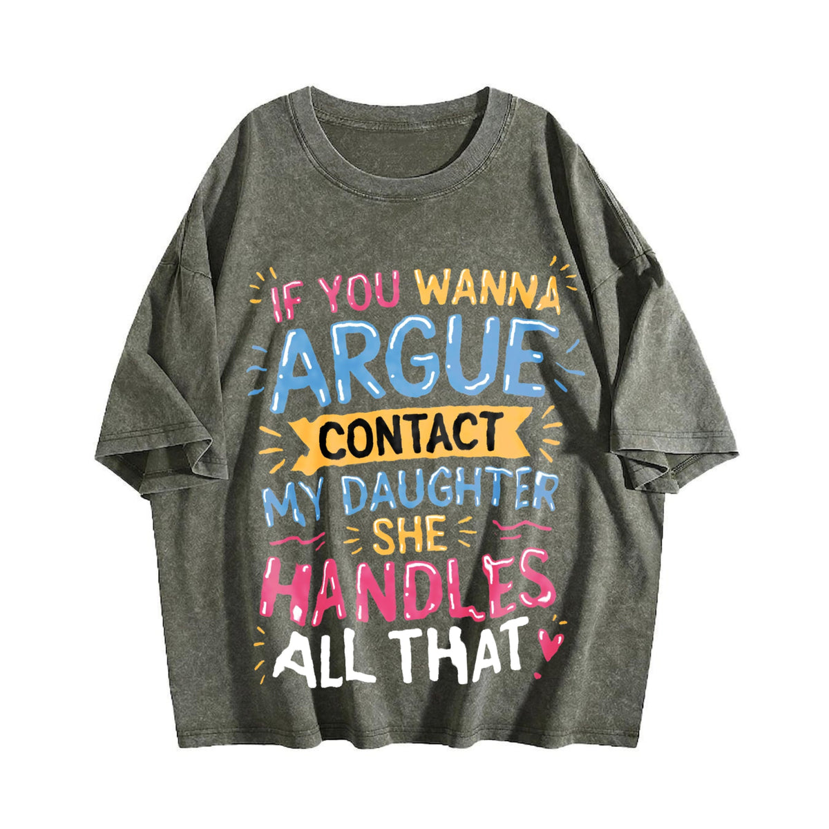Any Disputes Vintage Washed T-Shirt product image 4