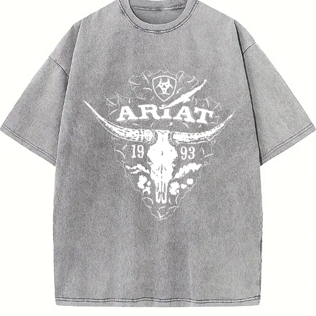 Ariat Bull Skull Vintage Washed T-Shirt product image 5