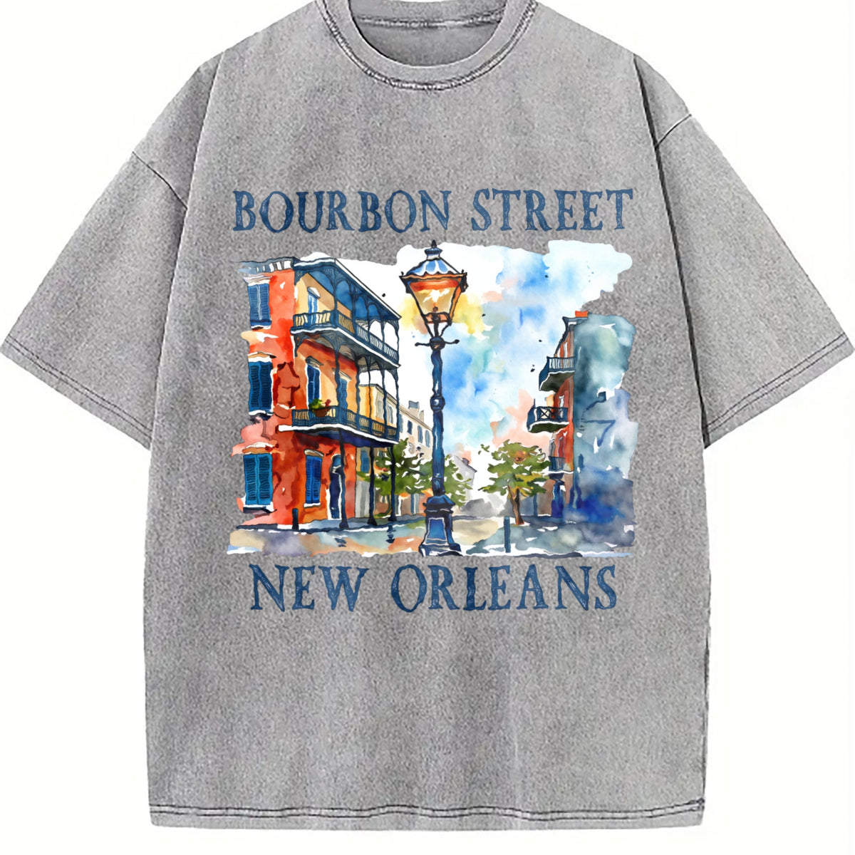 Bourbon New Orleans Vintage Washed T-Shirt product image 5