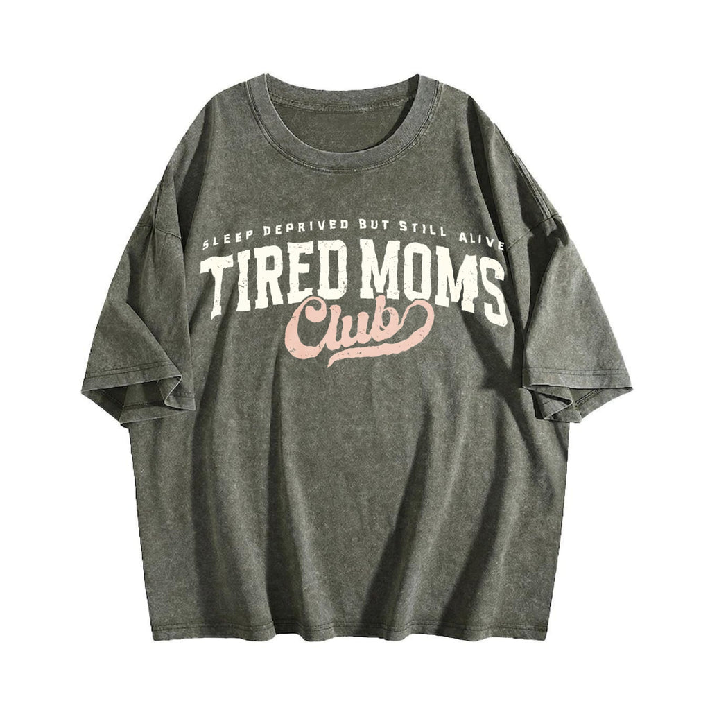Tired Moms Club Vintage Washed T-Shirt product image 4