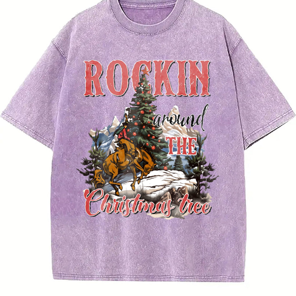 Rocking Around The Christmas Tree Cute Teenager Vintage product image 6
