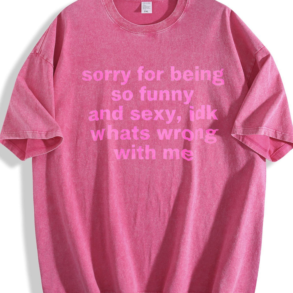 Sorry For Being So Funny And Sexy Vintage Washed T-Shirt product image 7