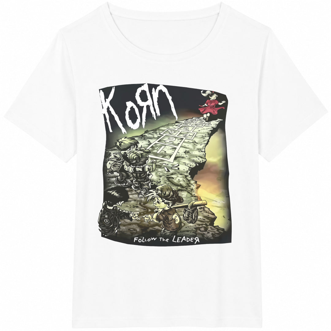 Tees100 Korn Follow The Leader Artwork Cotton T-Shirt product image 2