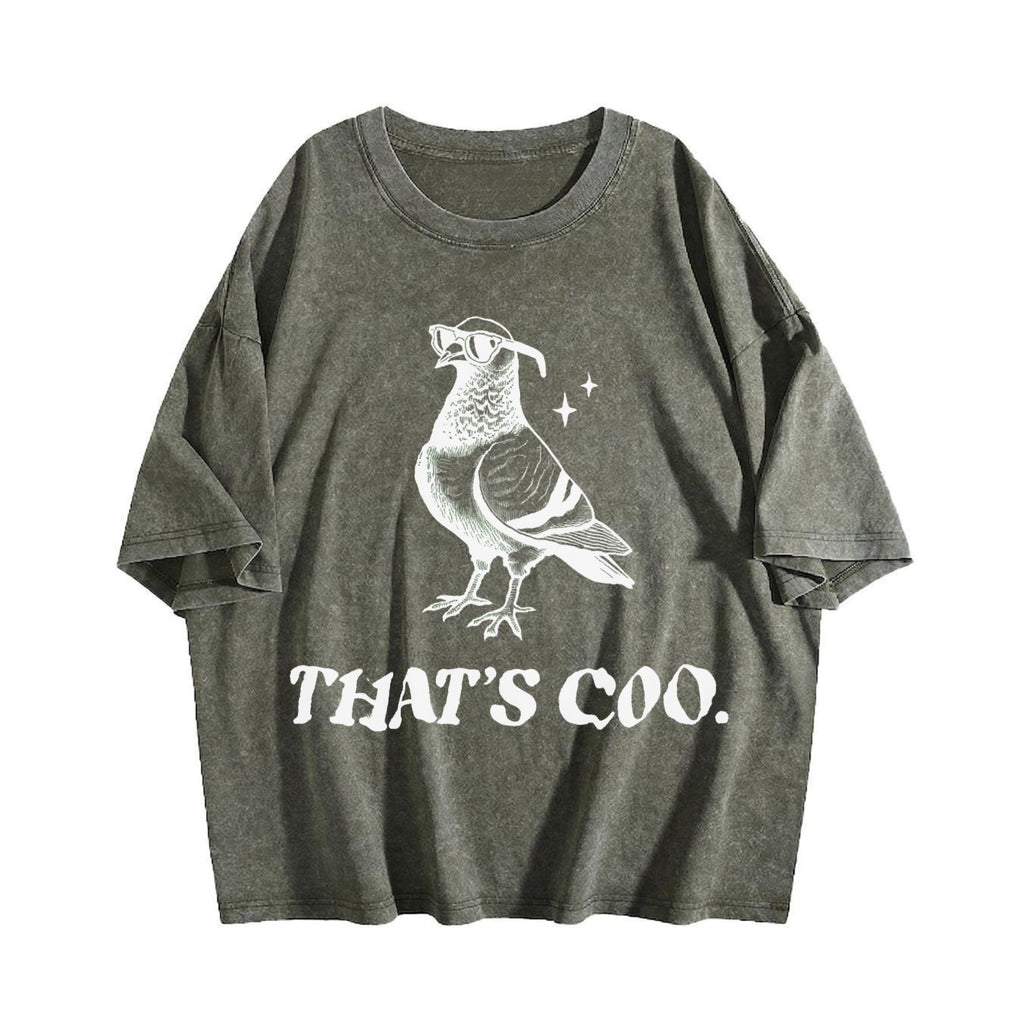 Funny Pigeon Puns 90s Vintage Washed T-Shirt product image 4