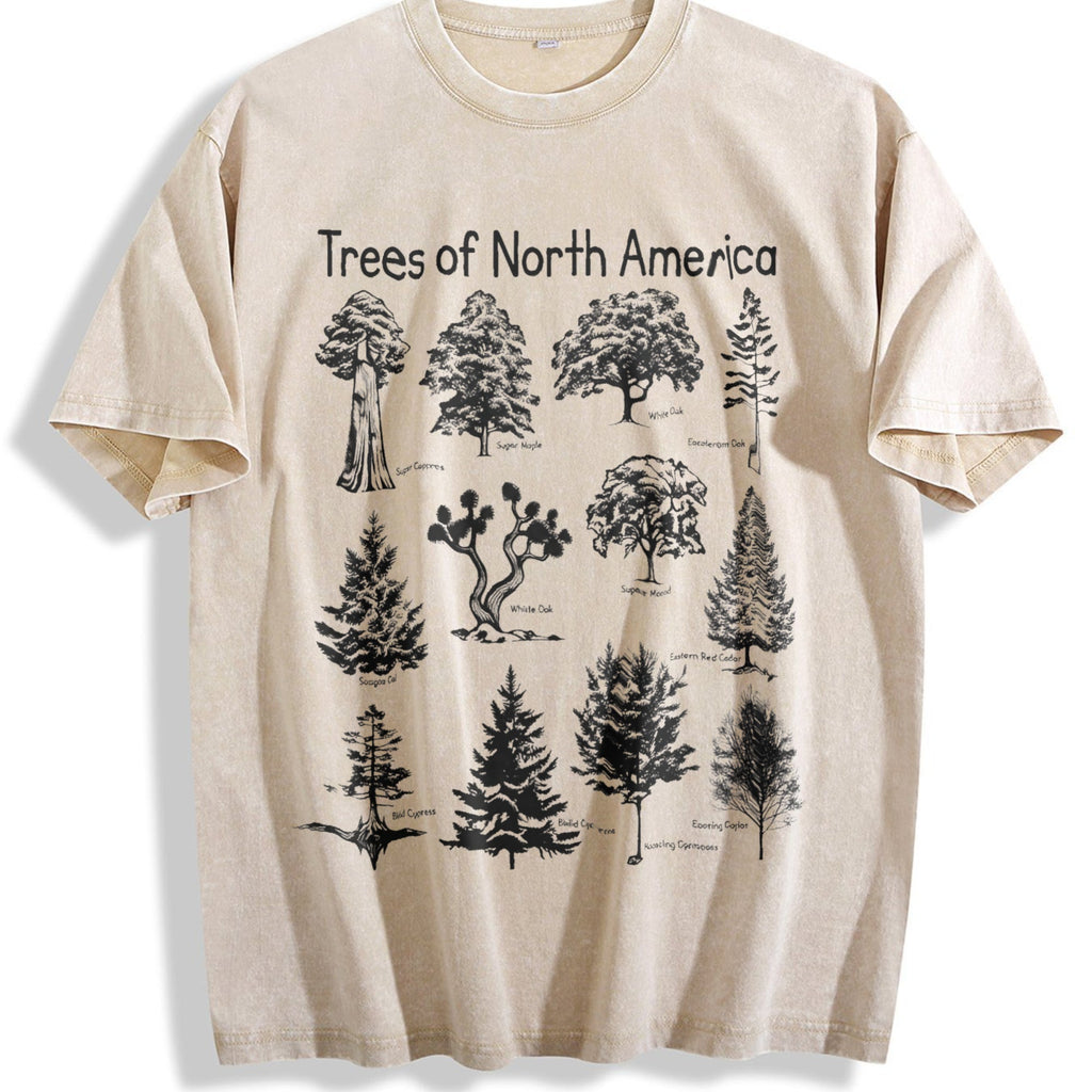Trees Of North America Vintage Washed T-Shirt product image 1