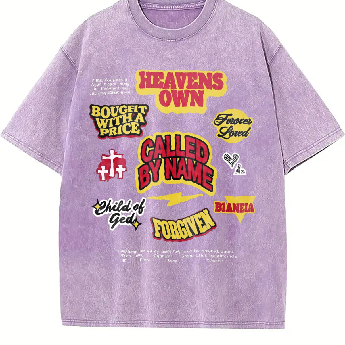 Christian Cross Vintage Washed T-Shirt product image 6