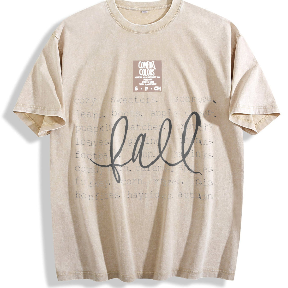 Cozy Fall Vintage Washed T-Shirt product image 1