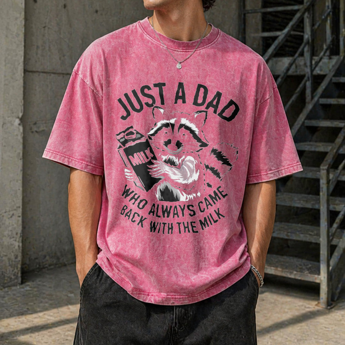 Just A Dad Who Always Came Back With The Milk Vintage product image 7