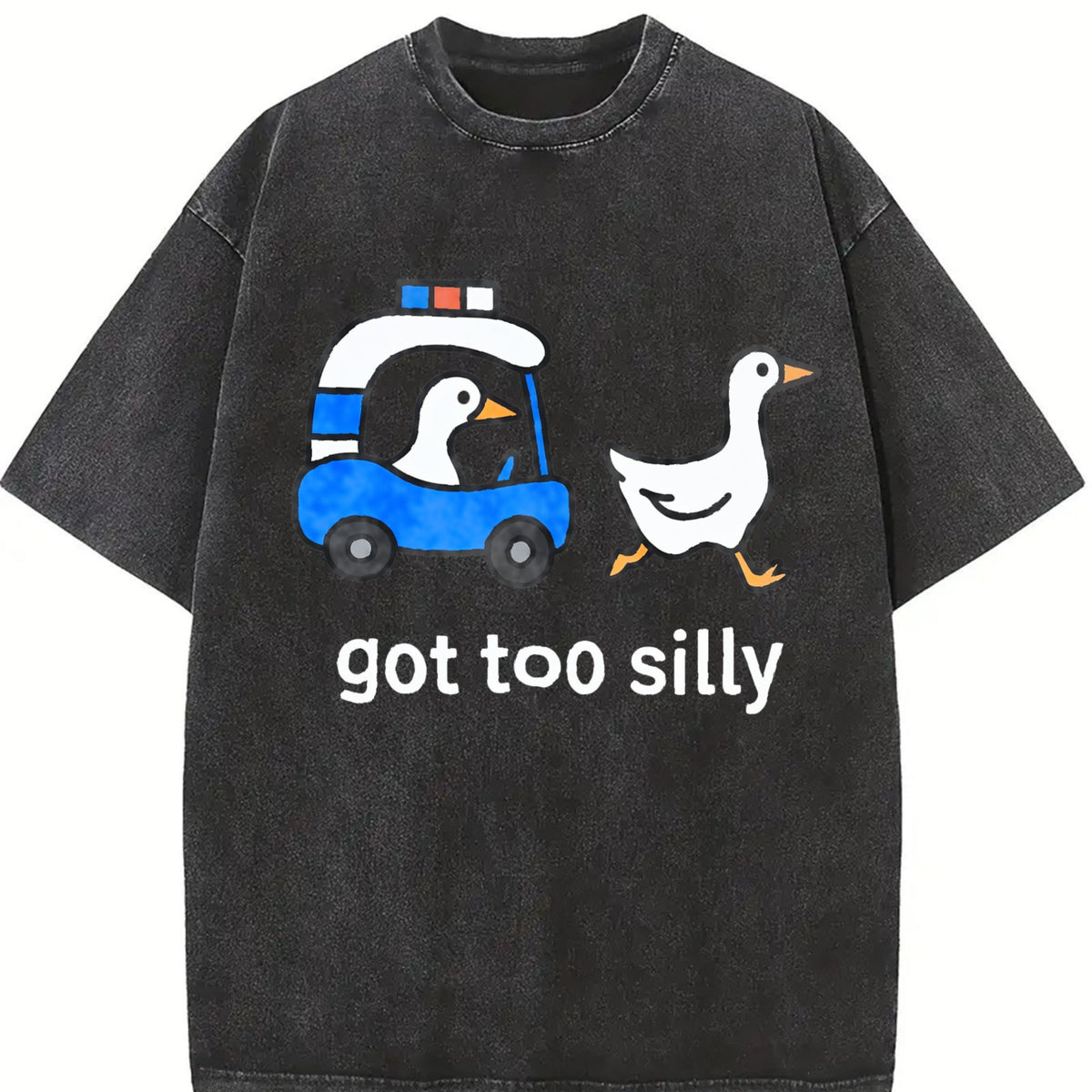 100 Silly Goose Police Chase Got Too Meme Funny Vintage product image 2