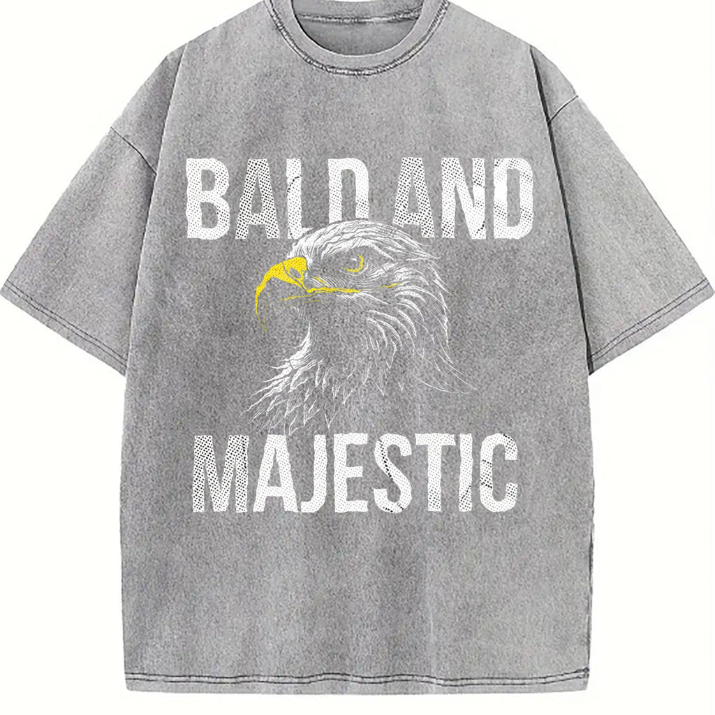 Funny Bald And Majestic Sarcastic Eagle Novelty Vintage product image 5