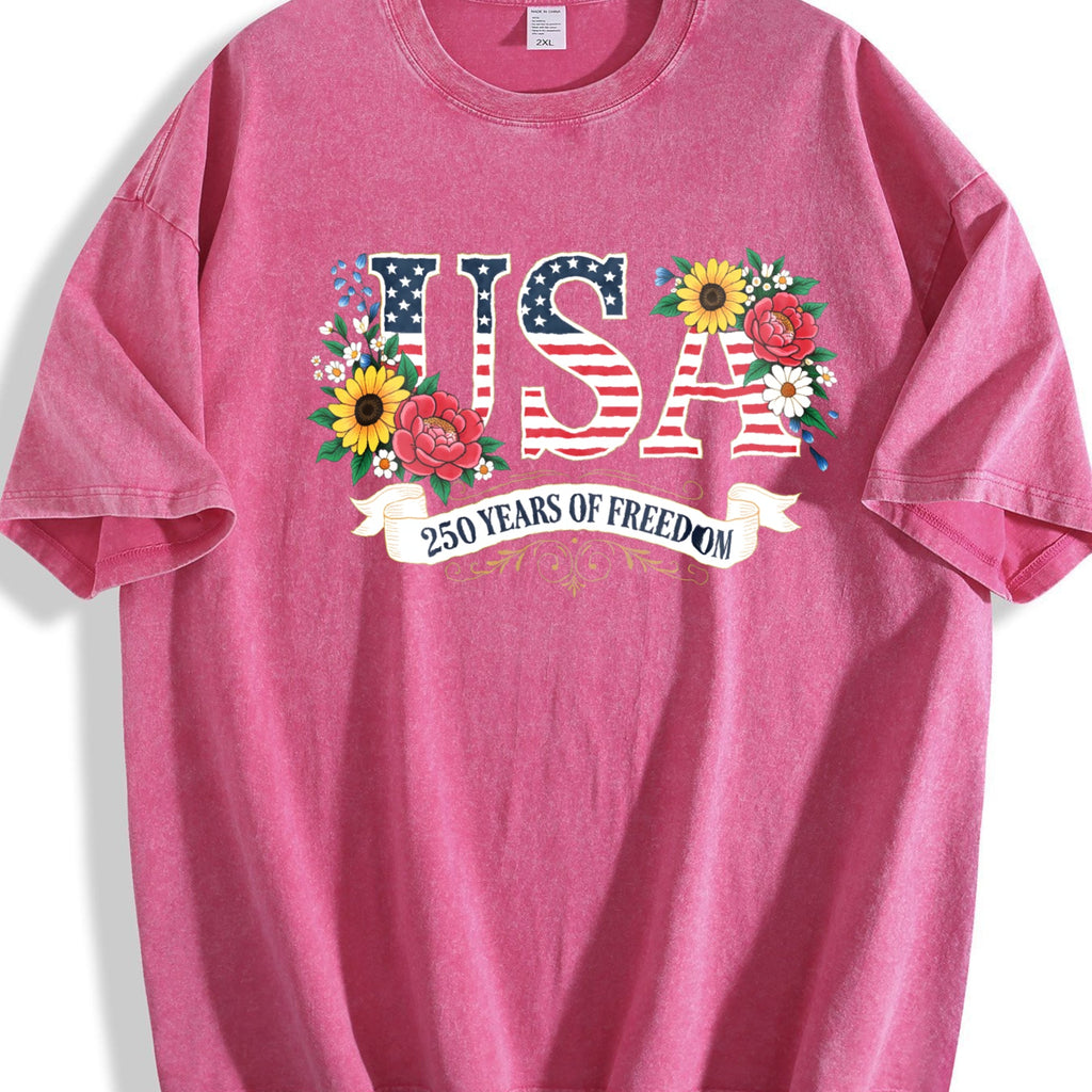 250th Anniversary United States Flowers Vintage Washed product image 7