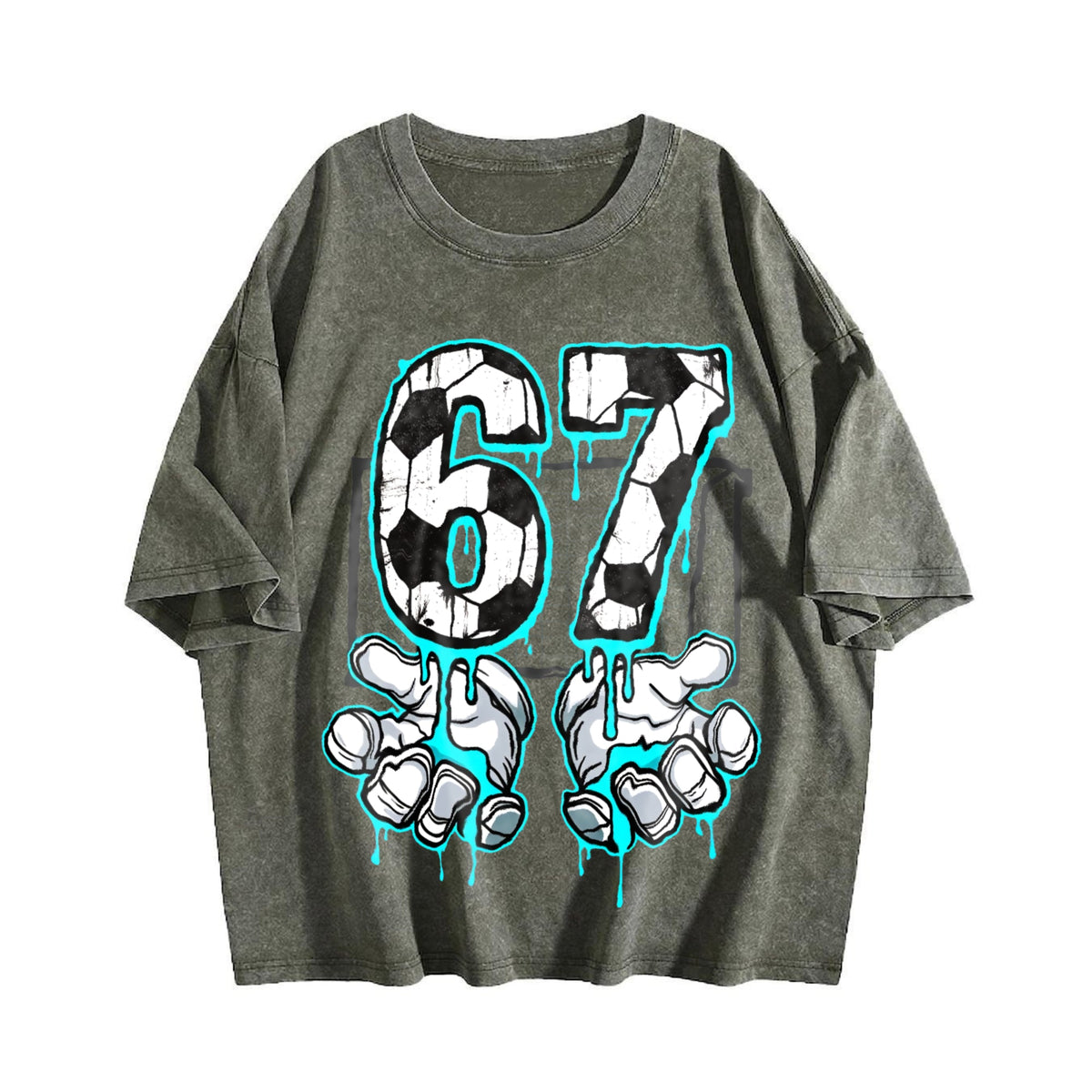 Global Soccer Fan Vintage Washed T-Shirt product image 4