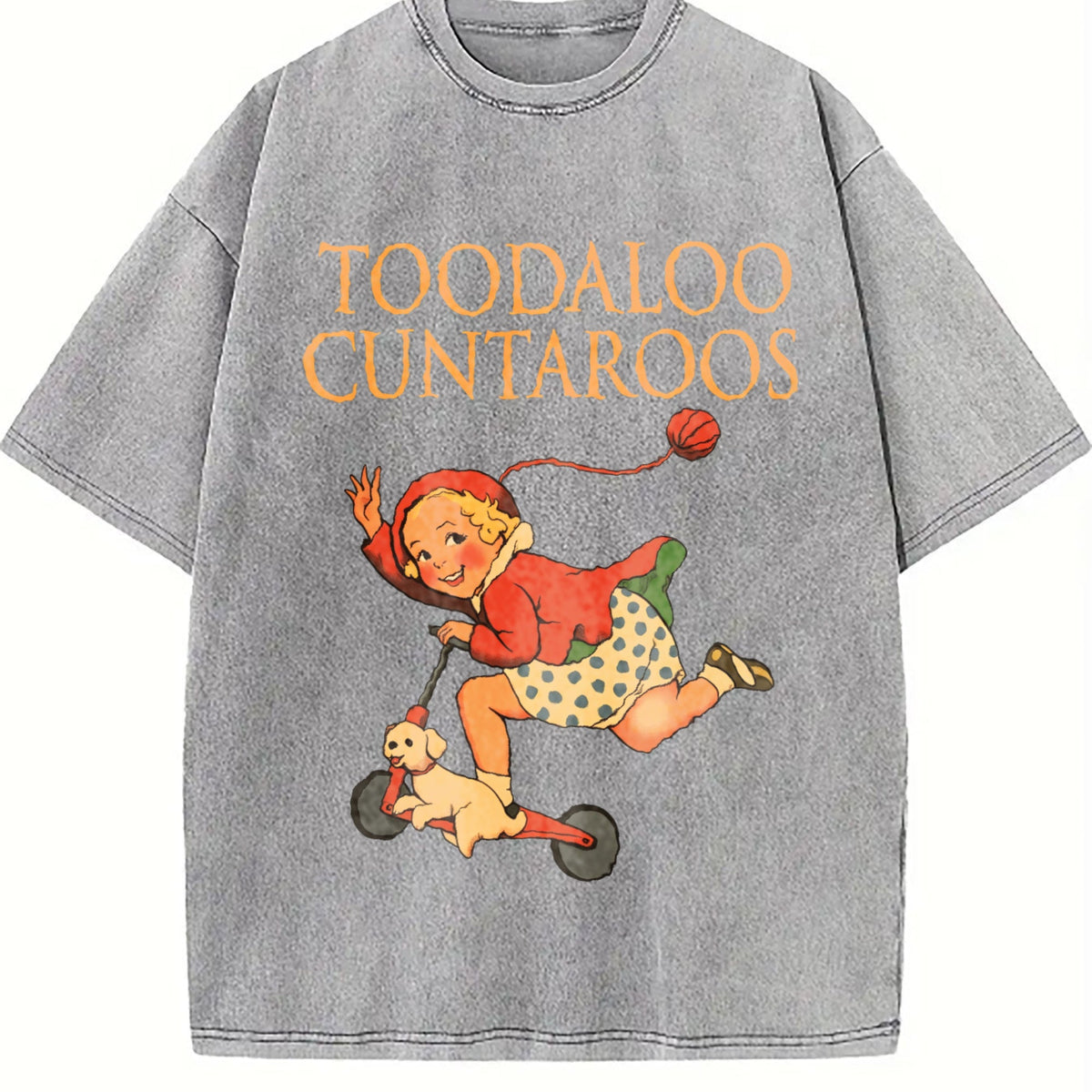Funny Sarcastic Vintage Washed T-Shirt product image 5