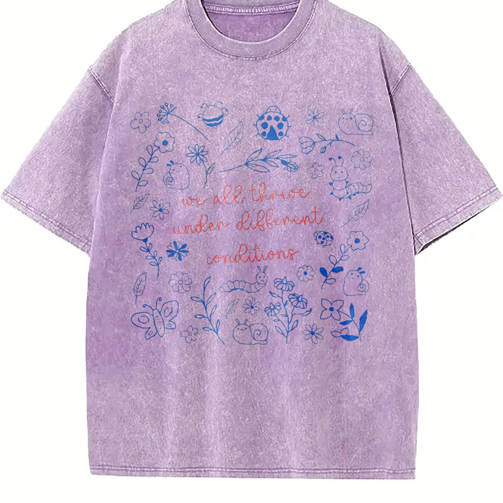 Special Education Teacher Vintage Washed T-Shirt product image 6
