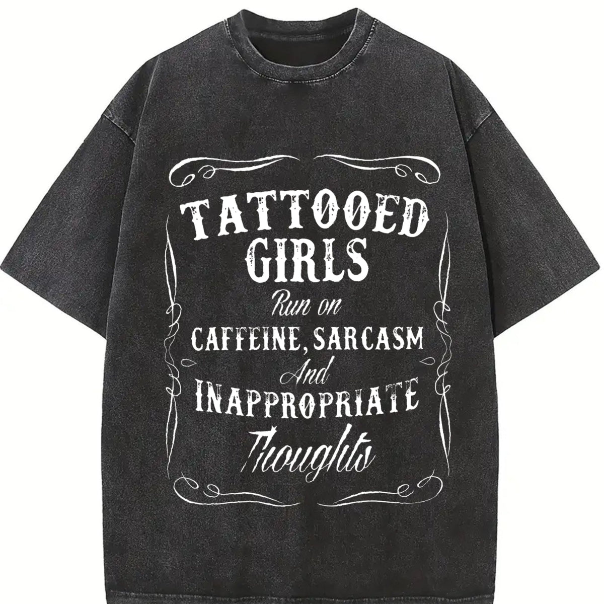 Tattooed Girls Vintage Washed T-Shirt product image 2