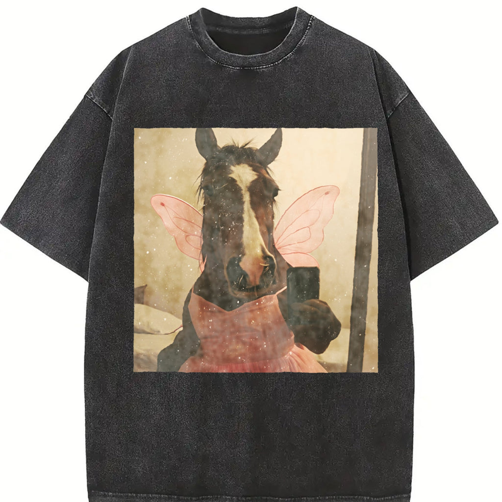 Patterned Vintage Washed T-Shirt product image 2
