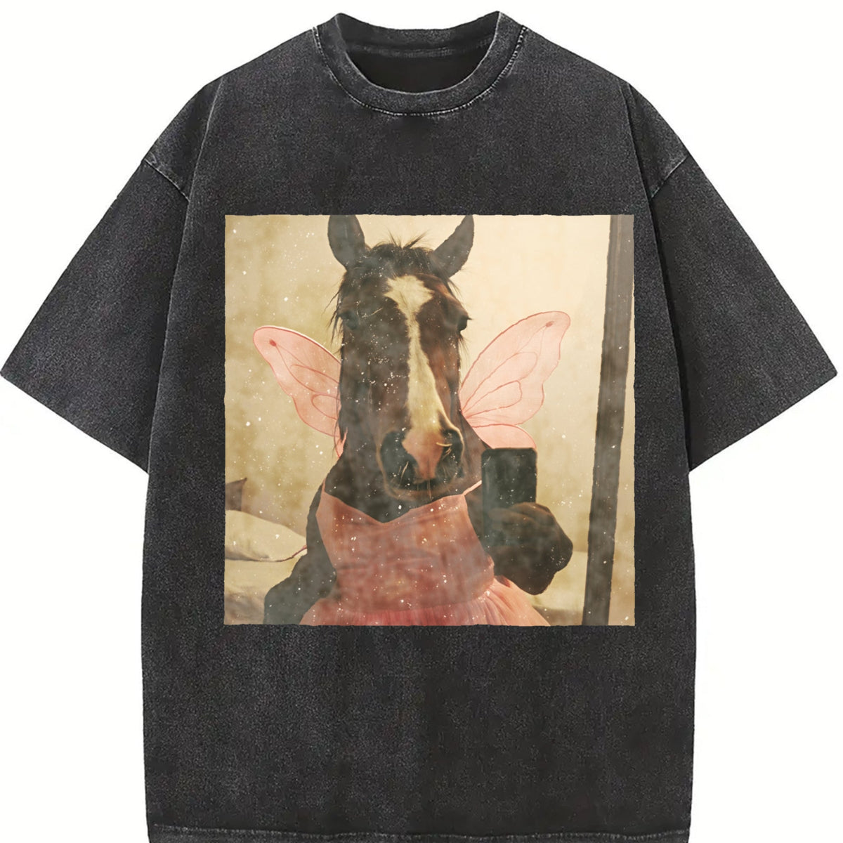 Patterned Vintage Washed T-Shirt product image 2